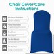 image 3 of Chair Cover Spandex Polyester Stretch, Flat Dining Slipcovers - 10pcs
