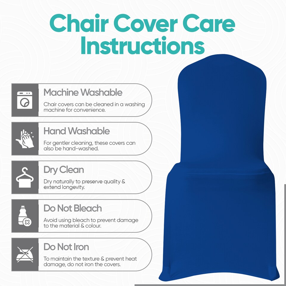 image 1 of Chair Cover Spandex Polyester Stretch, Flat Dining Slipcovers - 10pcs