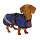 image 1 of Firefoot Dachshund Fleece Lined Outdoor Dog Coat - Navy - M-16cm