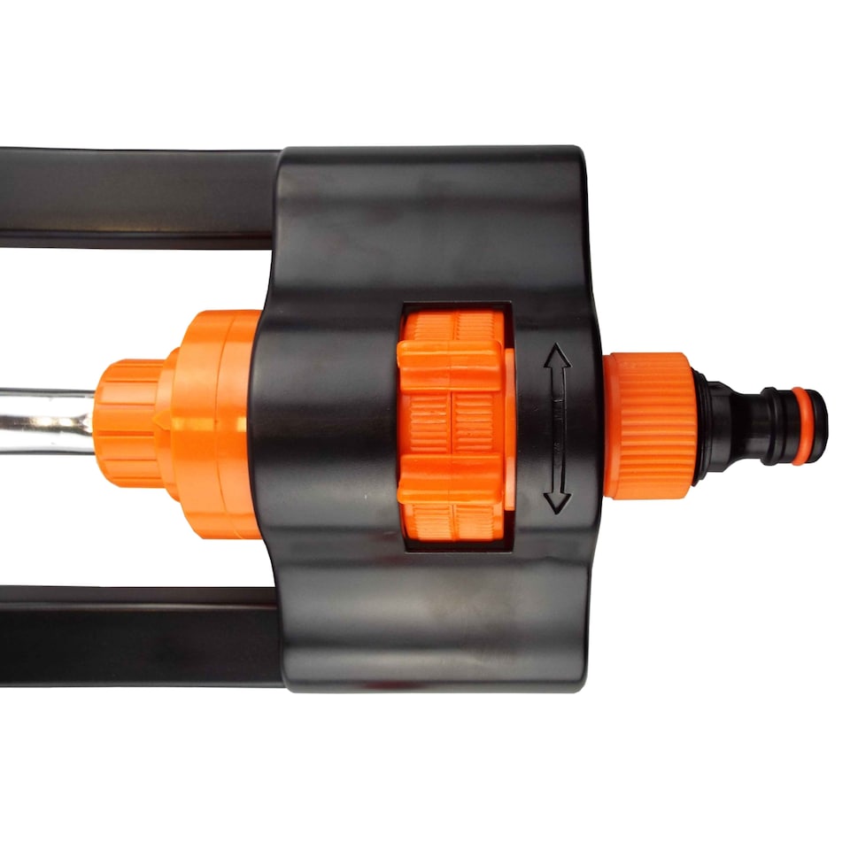 image 1 of Compact Eco Line Oscillating Sprinkler with Durable Metal Bar and Quick Click-Lock Connection