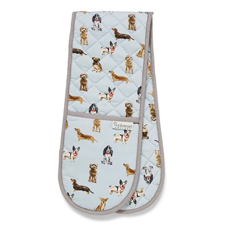 image 1 of Cooksmart Curious Dogs Double Oven Glove