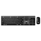 image 1 of Adesso Multi OS Wireless Scissor Switch Keyboard and Mouse With a Co-Pilot AI Hotkey and Quiet Switches