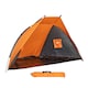 image 10 of 115cm x 210cm Portable Pop up Sun Shade Beach Tent with Carry Handle | Orange | Orange