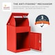 image 3 of SMART PARCEL BOX® Medium Front Access | Red | 1