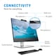 image 4 of HP E24mv G4 FHD Conferencing Monitor, 60.5 cm (23.8"), 1920 x 1080 pixels, Full HD, LCD, 5 ms, Black, Silver | Black | Black, Silver | 52.7 cm