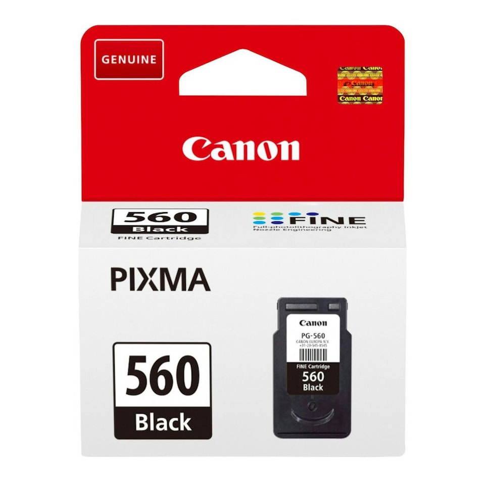 image 1 of Ink Jungle PG560 Black Refilled Ink Cartridge - Replaces Canon PG560