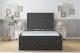 image 1 of Sloomy Vienna Graphite Dumfries Bed Frame With Mattress With 50" Upholstered Headboard 6' Super King