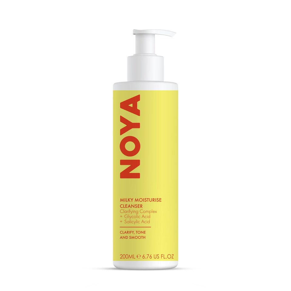 image 1 of NOYA Milky Anti-Ageing Moisturising Cleanser 200ml for Acne, Blemishes, Large Pores, Dullness