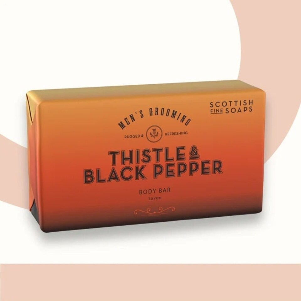 image 1 of Scottish Fine Soaps Thistle & Black Pepper Body Bar 220g