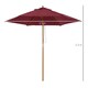 image 5 of Outsunny 2.5m Garden Parasol Sun Shade Patio Outdoor Umbrella Canopy