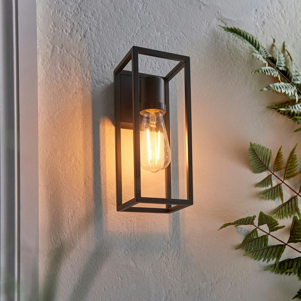 image 1 of Herbert Non Automatic Wall Lamp Textured Black