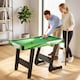 image 2 of SPORTNOW 104cm Folding Pool Table with Cues, Balls, Chalk, Triangle, Brush