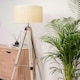 image 3 of ValueLights Modern Natural Woven Rattan Wicker Effect Ceiling Pendant Light Shade