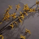 image 3 of Forsythia Branch Artificial Plant - Fabric/Plastic - L15 x W35 x H108 cm - Yellow