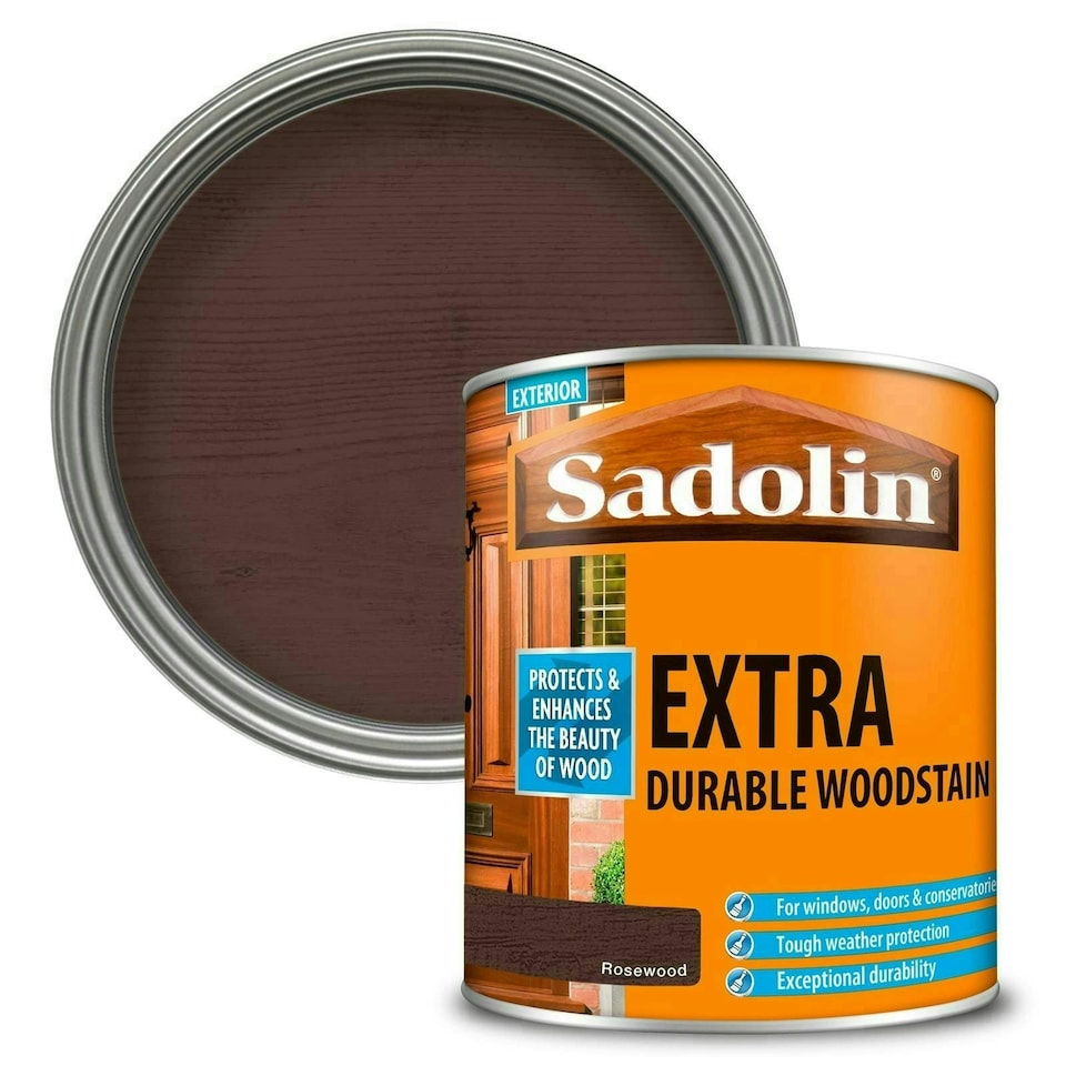 Extra Durable Woodstain Rosewood 1 litre - SAD5028559