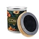 image 5 of Dark Hibiscus Compost Caddy - Metal 2L Decorative Kitchen Food Waste Bin