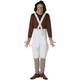 image 5 of Willy Wonka & the Chocolate Factory Mens Oompa Loompa Costume - Brown/White - S S