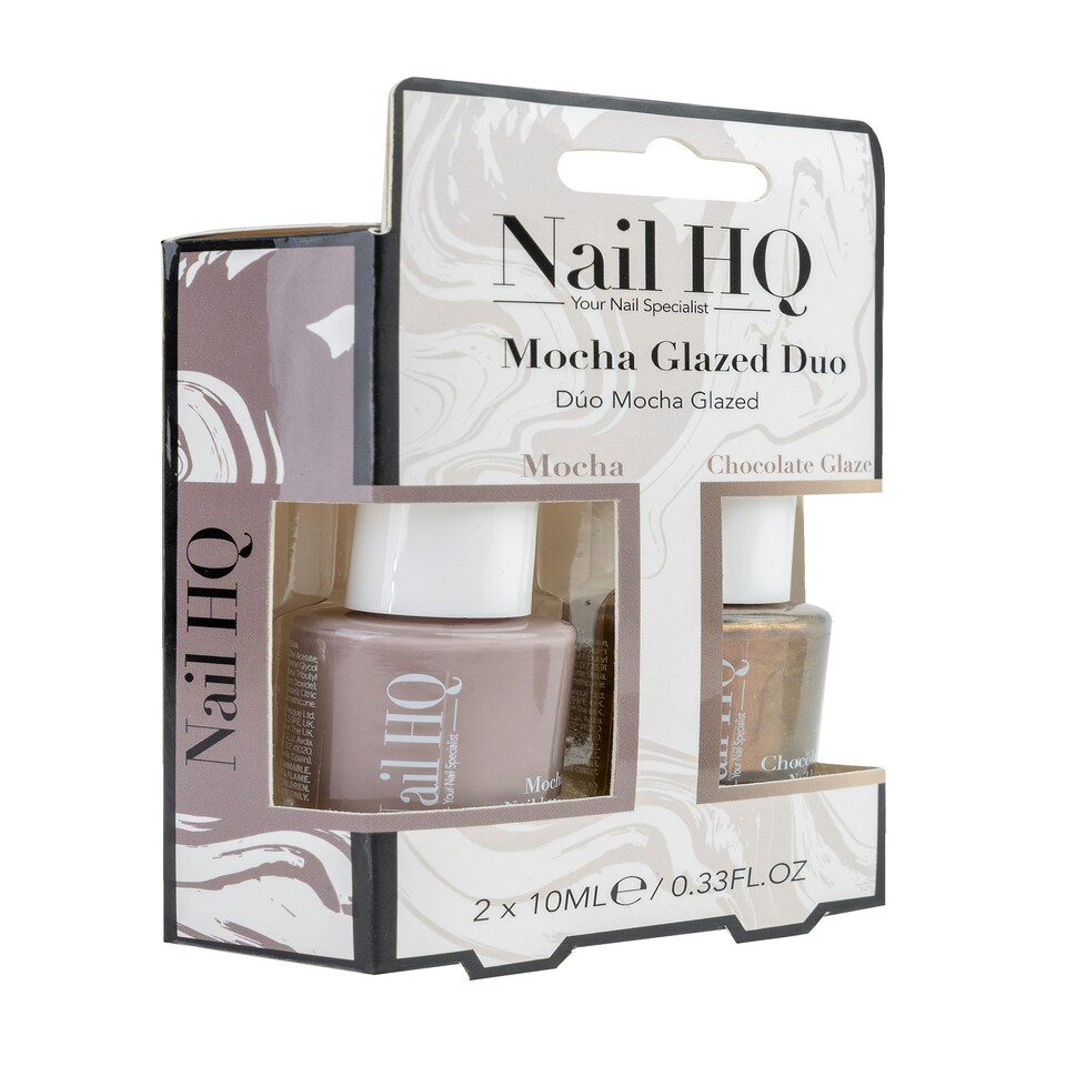 image 1 of Nail HQ Mocha Glazed Duo