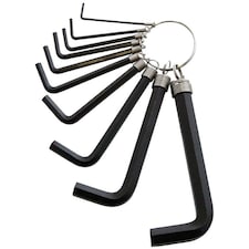 Amtech Hex Key Set & Keyring 10pk - One Colour - One Size