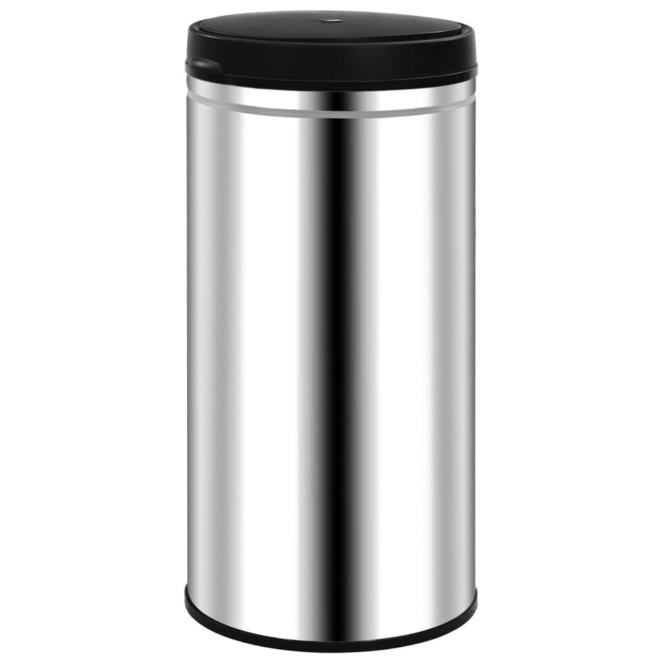 Automatic Sensor Dustbin 70 L Stainless Steel Tesco Groceries