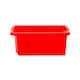 image 3 of Wham Stack & Store 4 x 16L Plastic Storage Boxes | Red | 4