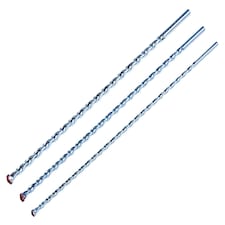 3 Piece 400mm masonry drill bit set - F2800