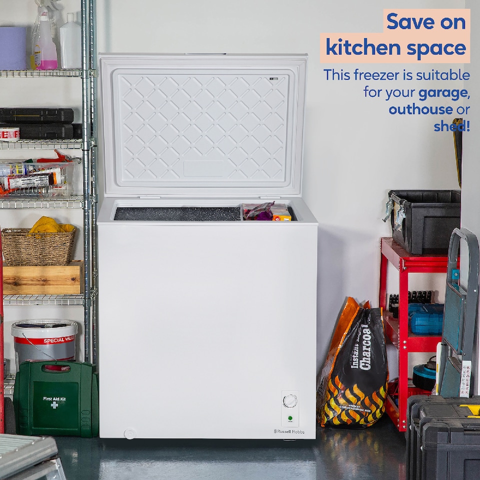 image 1 of Russell Hobbs RH198CF0E1W Chest Freezer 198L Freestanding White 5 Year Guarantee