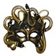 image 1 of Bristol Novelty Unisex Medusa Eye Mask With Ribbon Tie - Black/Gold - One Size One Size