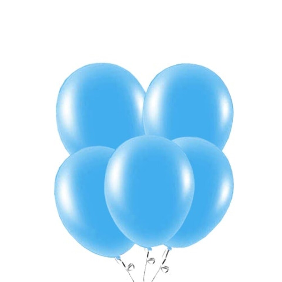 Baby Blue Latex Balloons 23cm / 9 in - Pack of 20