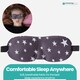 image 3 of 3D Stars Printed Sleep Eye Mask with Adjustable Strap