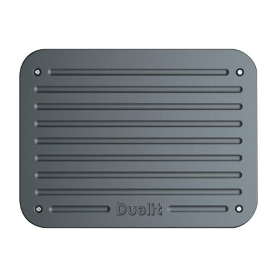 image 1 of Dualit Architect 2 Slot Grey Body With Metallic Charcoal Panel Toaster