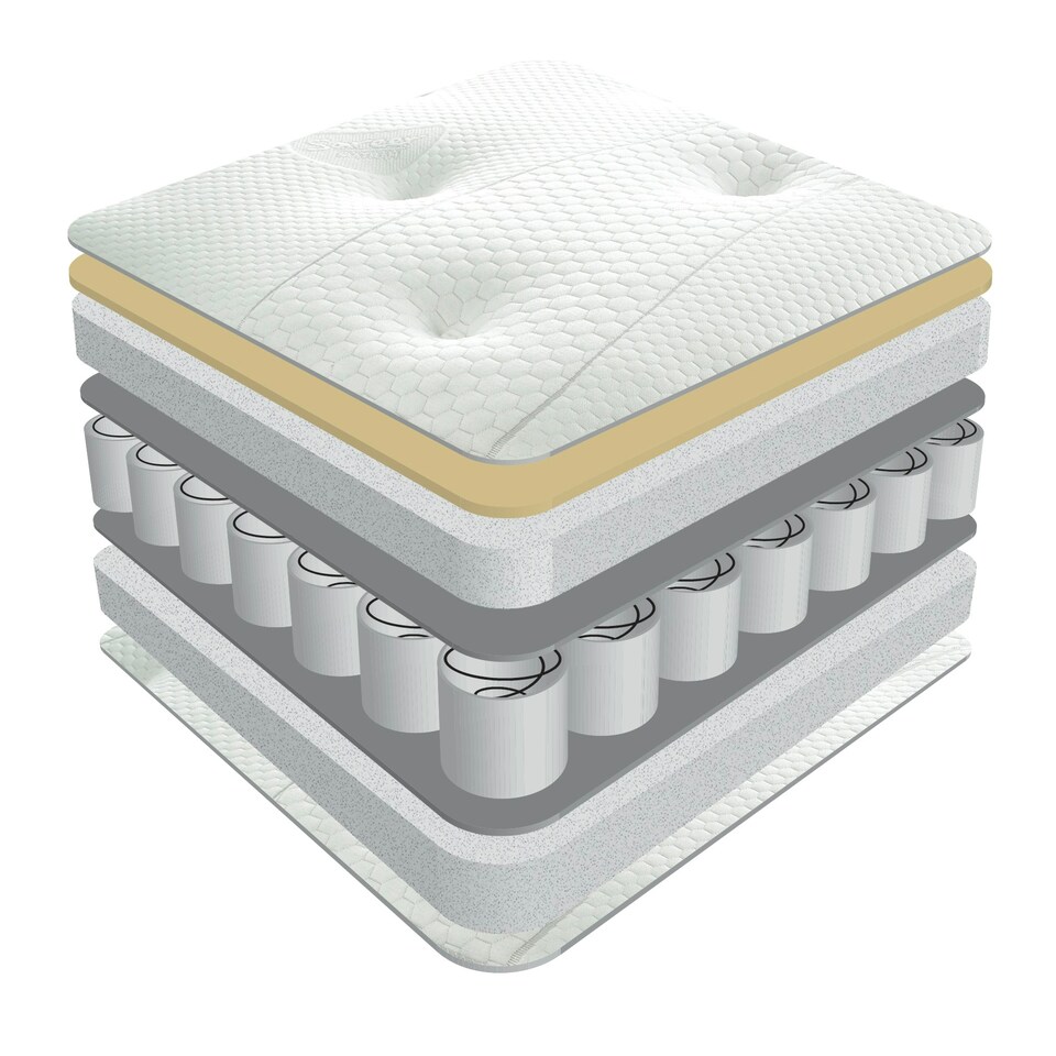 image 1 of Sareer Kids Aspire Pocket Memory Mattress 2FT6 White | Small Single