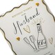 image 4 of Bottle of Bubbly, Glasses & Heartfelt Verse Design Husband Birthday Card