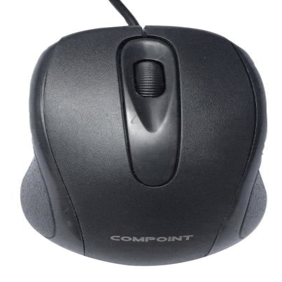 image 1 of COMPOINT - USB Optical Mouse Black