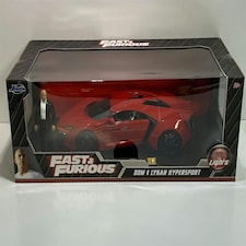 Fast and Furious Doms 2014 Lykan Hypersport Figure and Working Lights 1:18 Jada 31140