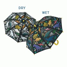 Floss & Rock Kids Umbrella Colour Changing - Dino Multi