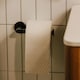 image 5 of COSMIC Toilet roll holder, Matt black, Hidden fixings, Start Collection