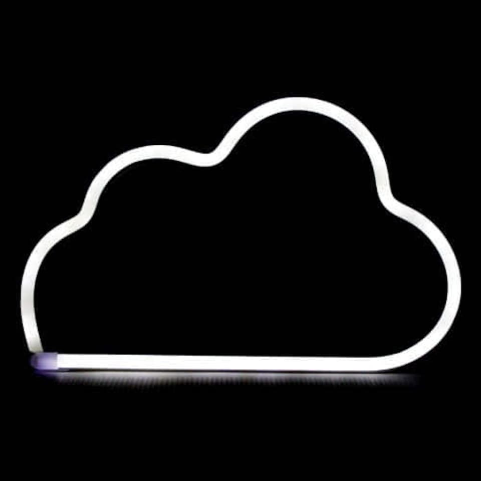 Cloud Shaped Neon Light Hanging Decoration 30cm