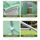 image 5 of Outsunny 4 x 3M Walk-in Garden Polytunnel Greenhouse Galvanised Steel W/ Door
