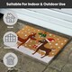 image 4 of JVL Festive Christmas Coir Doormat with Latex Back 40x58cm, Reindeers