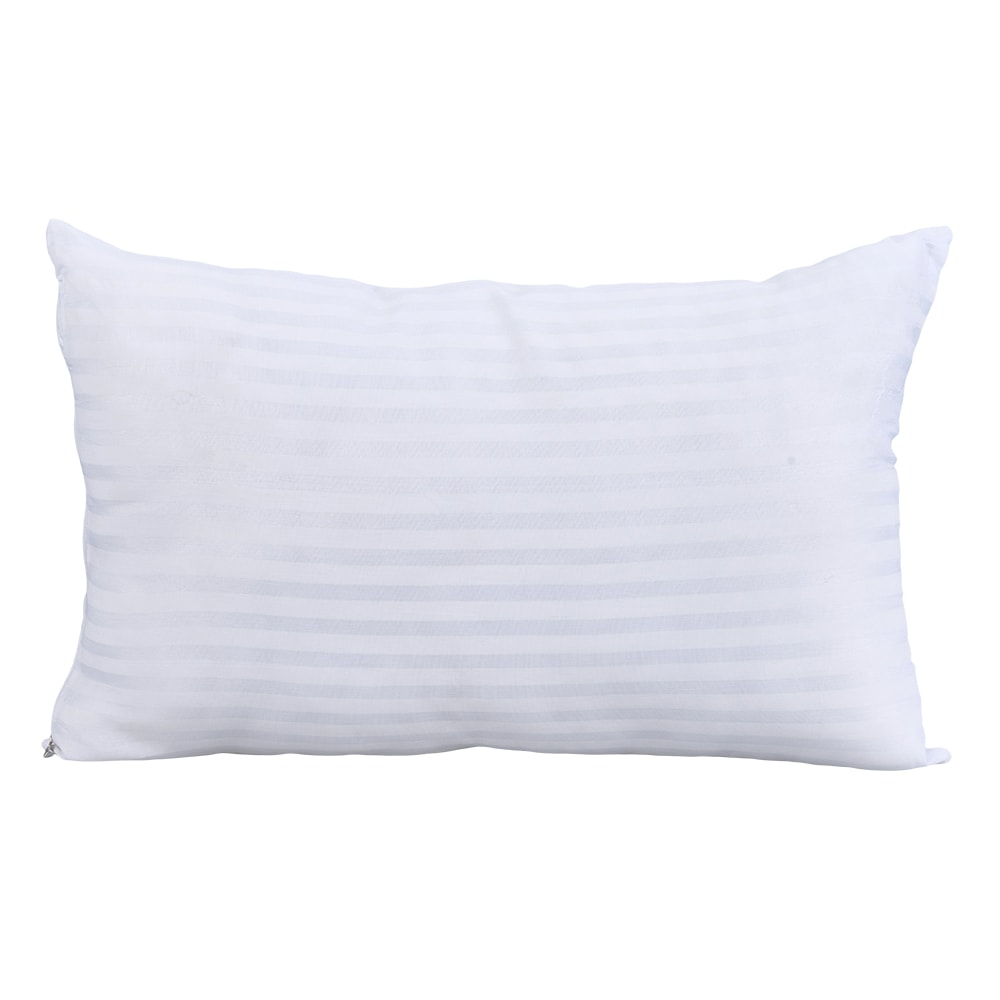 Living and Home Striped Patterned Pillow Insert, 1 Pcs, 30x50cm | White