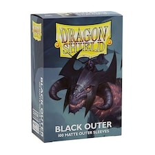 Dragon Shield - Matte Outer Sleeves (100) - Black