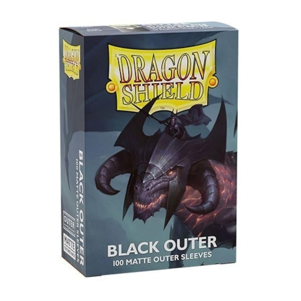 Dragon Shield - Matte Outer Sleeves (100) - Black