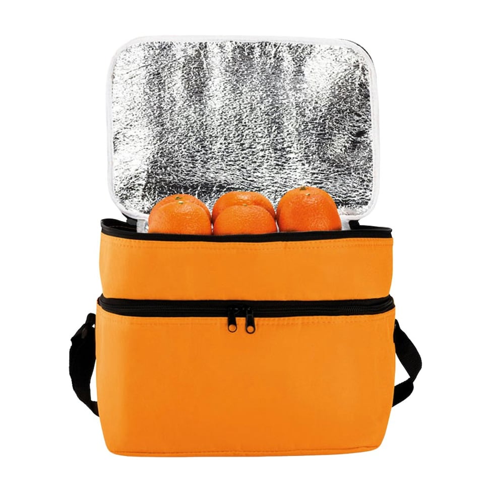 image 1 of MidOcean Casey Cooler Bag - Orange - 25cm x 30cm x 20cm 25cm x 30cm x 20cm