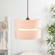 image 1 of ValueLights Sophia Large Easy Fit 2 Tier Pink Lamp Shade & Bulb