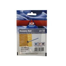 Masonry Nails Light Shank 25 x 2.5mm - Bag of 30 - Box of 150