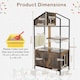 image 2 of COSTWAY Enclosure Litter Box Industrial 150CM Cat Tree