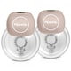 image 1 of Pippeta LED Wearable Hands Free Breast Pump - Ash Rose - 2 Pack