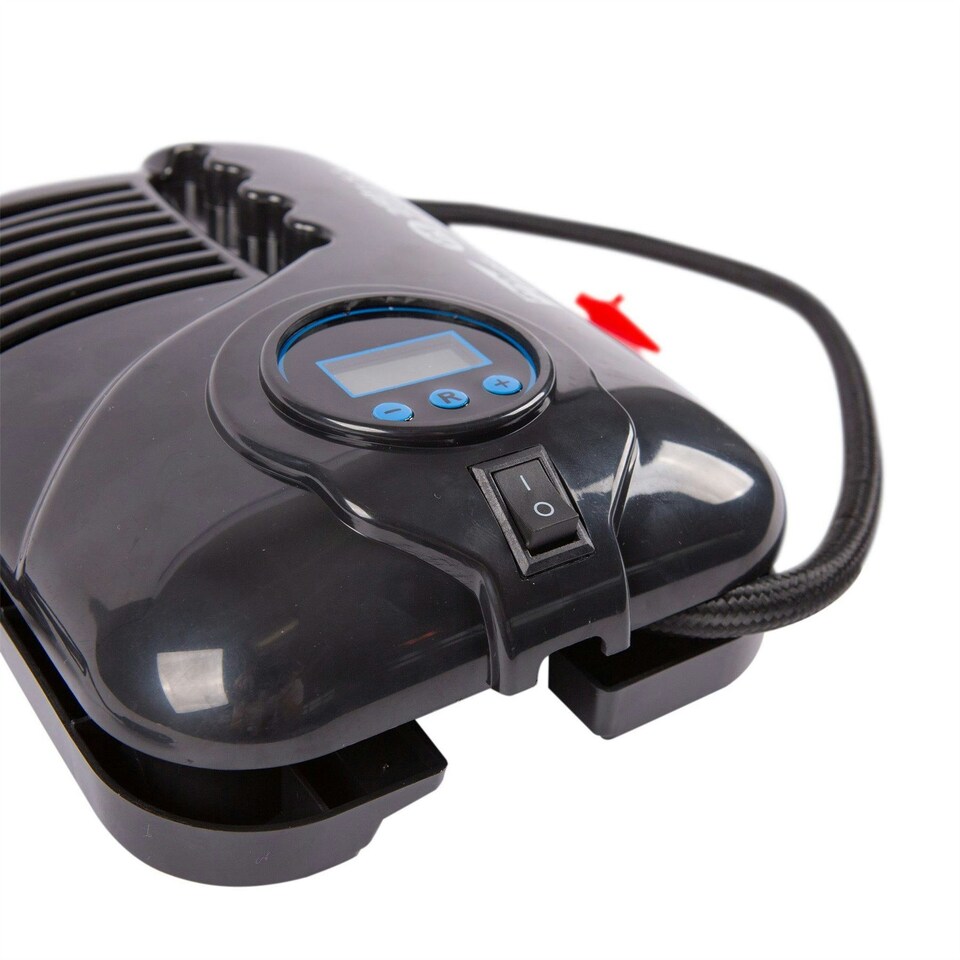 image 1 of Blackspur Digital Electric Pump - 12V 250psi - Black