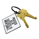 image 2 of Quotable Inspirational Quote Keychain Proceed As If